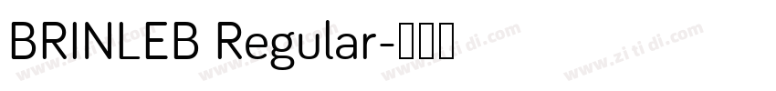 BRINLEB Regular字体转换